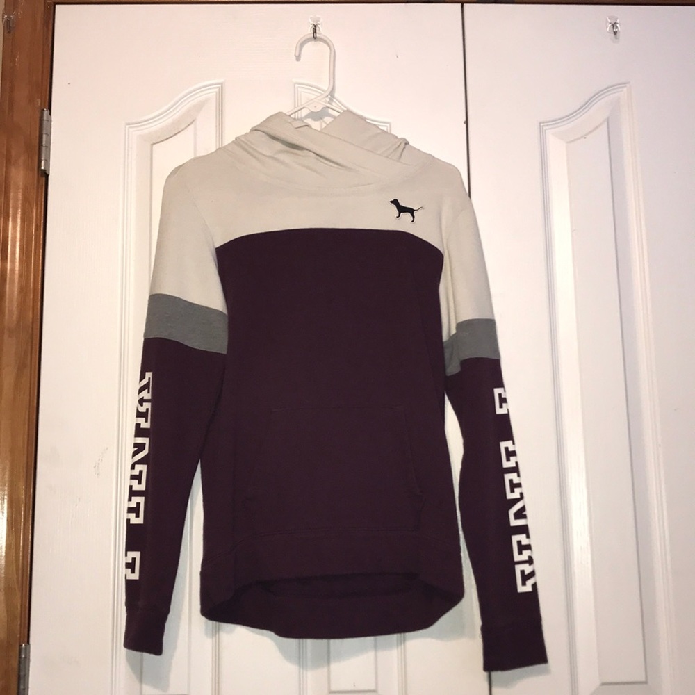 Victoria’s Secret PINK burgundy hoodie